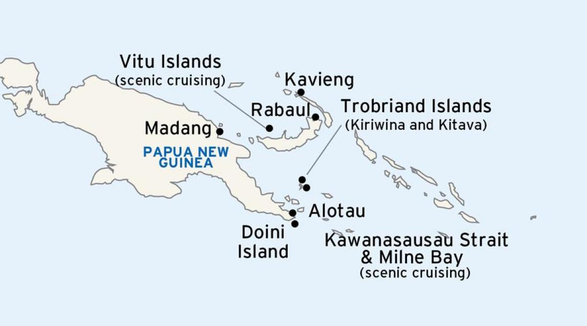 карта на alotau папуа нова гвинеја