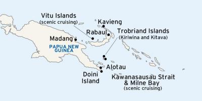 Карта на alotau папуа нова гвинеја
