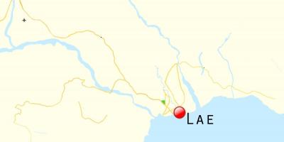 Карта на lae папуа нова гвинеја 